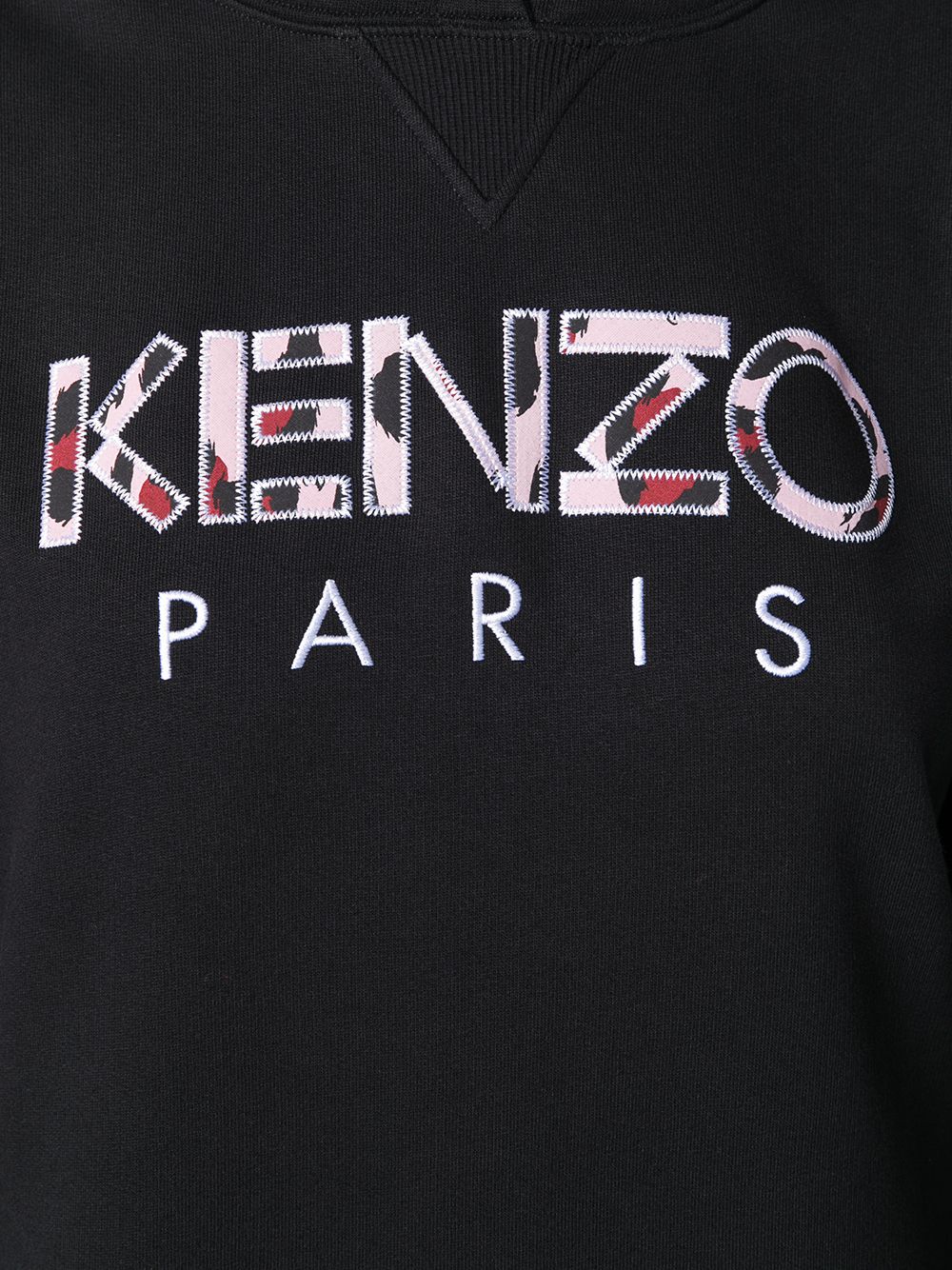 фото Kenzo платье-толстовка с вышитым логотипом