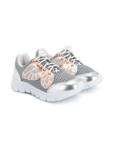 Sophia Webster Mini Kids Chiara Low Top Trainers In Grey ModeSens