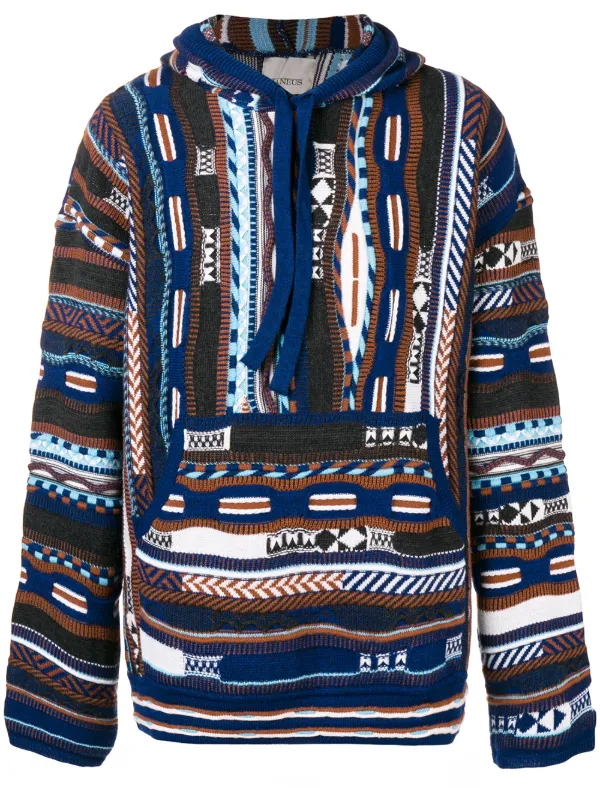 patterned hoodie