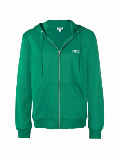 dragon patch full-zip hoodie | Kenzo 