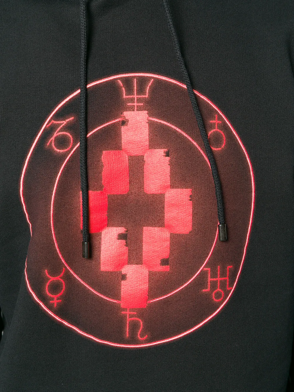 COUNTY OF MILAN Never Sleep hoodie Zwart