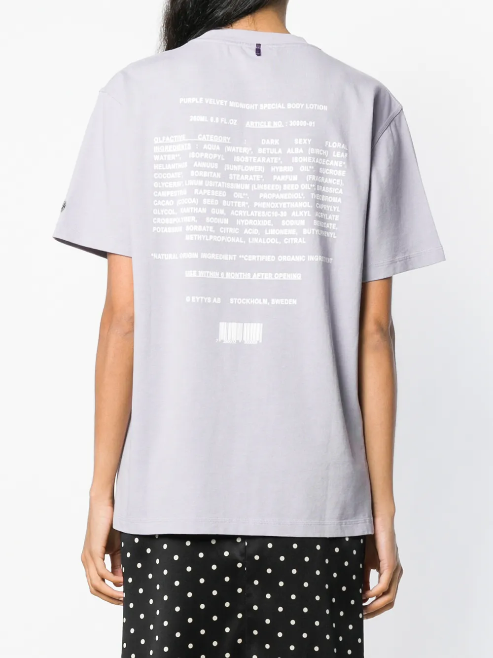 Eytys Logo Print T Shirt Farfetch Eytys T-shirt z logo
