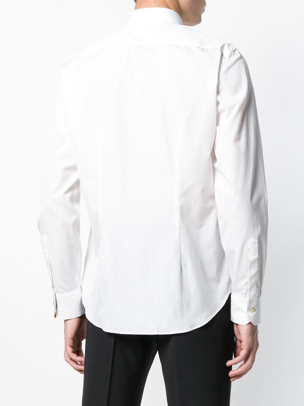 Shop Ps By Paul Smith Charm Button Long Sleeve Shirt In White