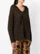 Mes Demoiselles knitted hoodie