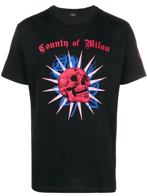 COUNTY OF MILAN skull print T-shirt