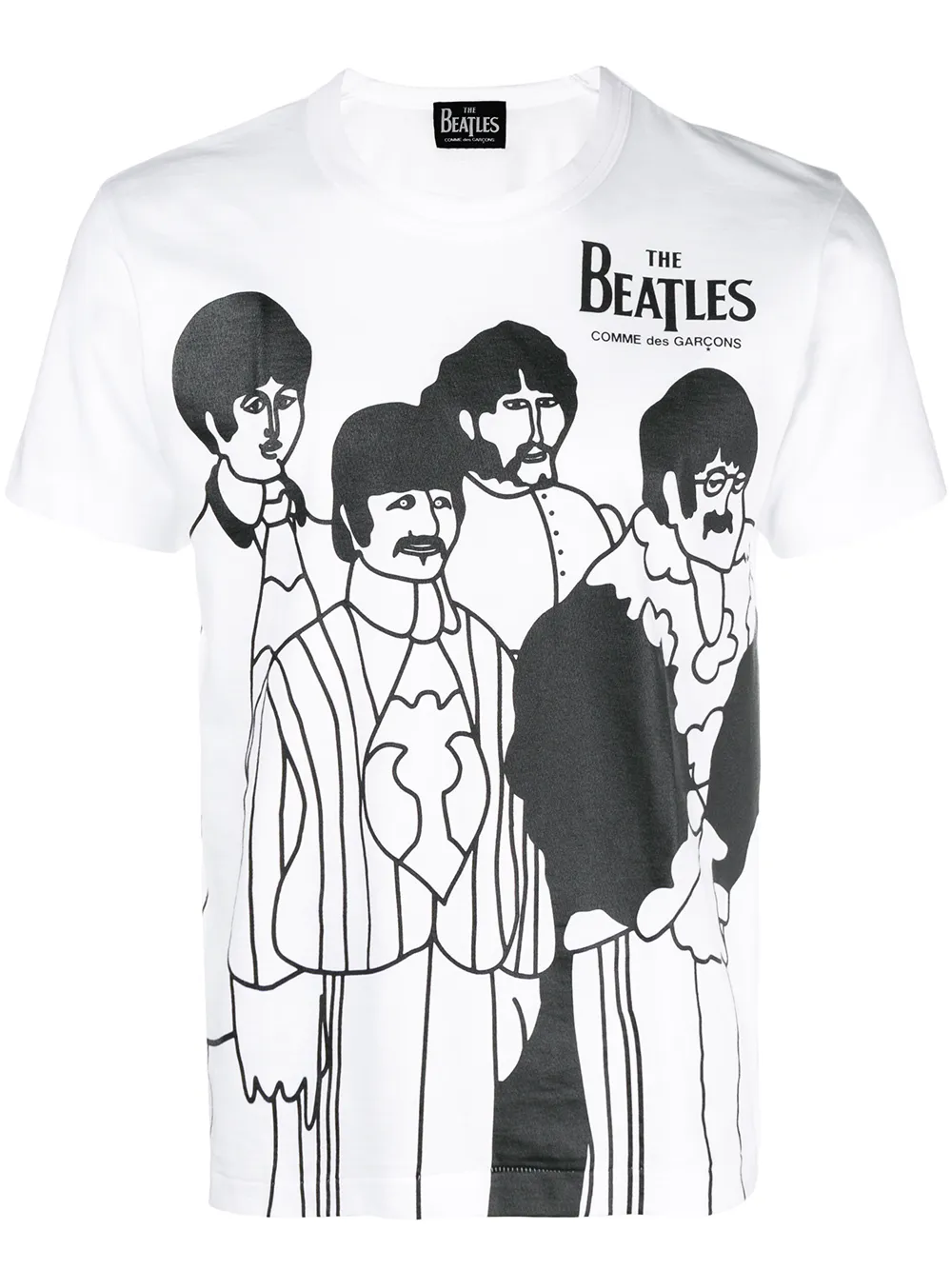 фото The beatles x comme des garçons футболка 'the beatles'