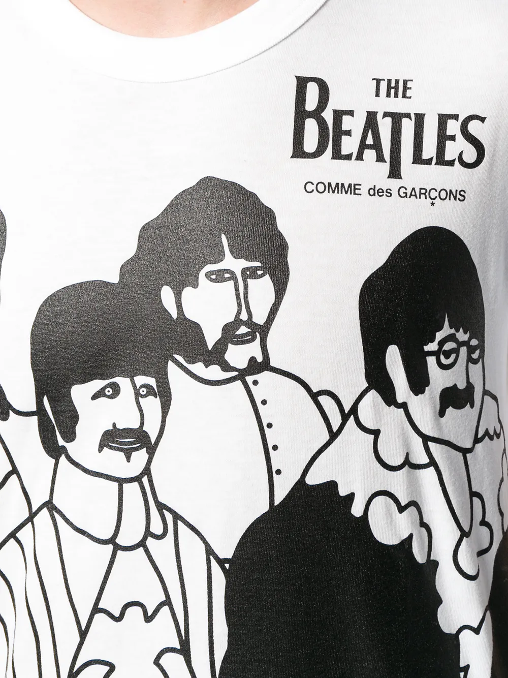 фото The beatles x comme des garçons футболка 'the beatles'