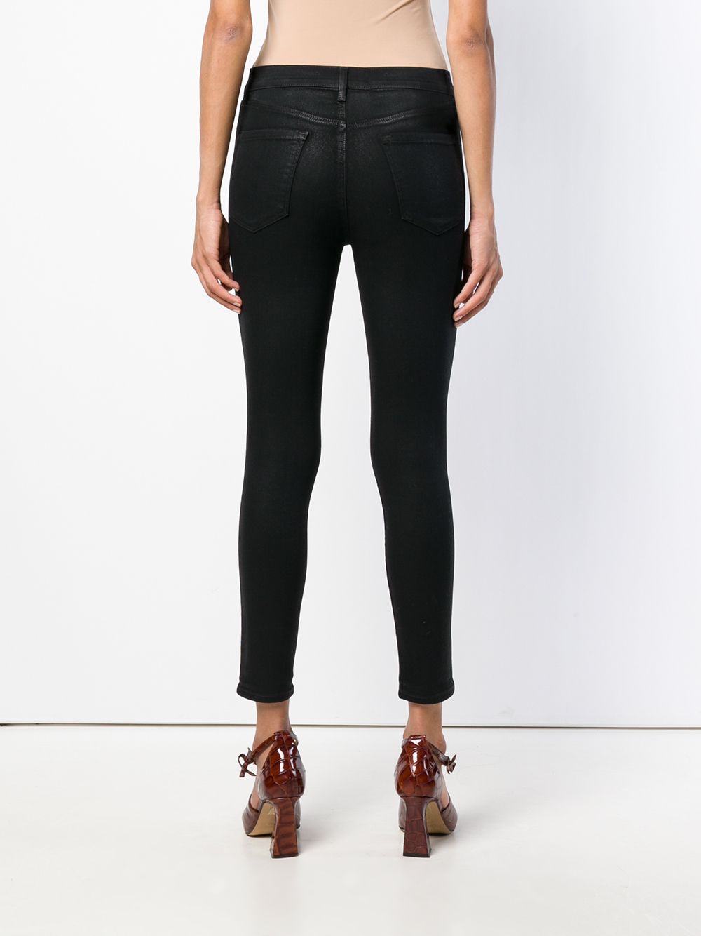 фото J Brand skinny cropped jeans