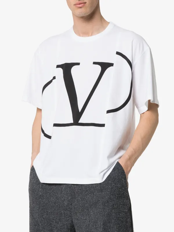 valentino v logo shirt