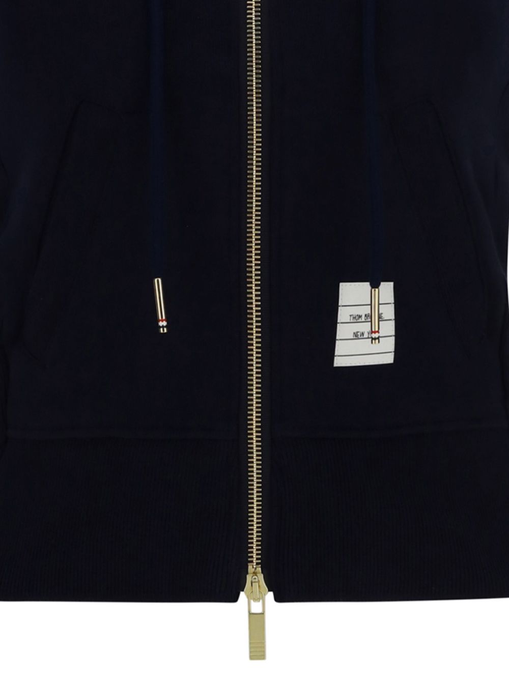 Thom Browne 4-Bar stripe hoodie - Blue