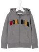 الصورة 1 من Woolrich Kids كنزة بغطاء رأس وشعار مخيوط بسحاب