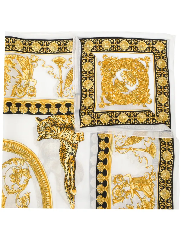 Versace Signature Pillow Talk Print Scarf 308 Shop Ss19 Online