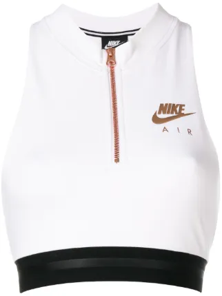 nike crop top with zipper