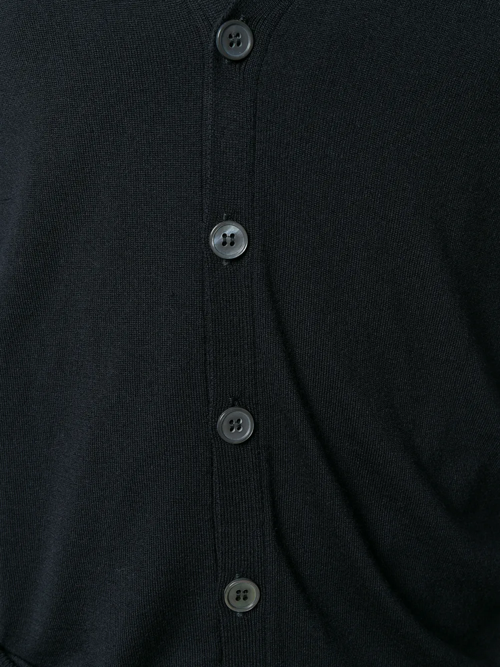 Zanone gebreid vest met V-hals Blauw