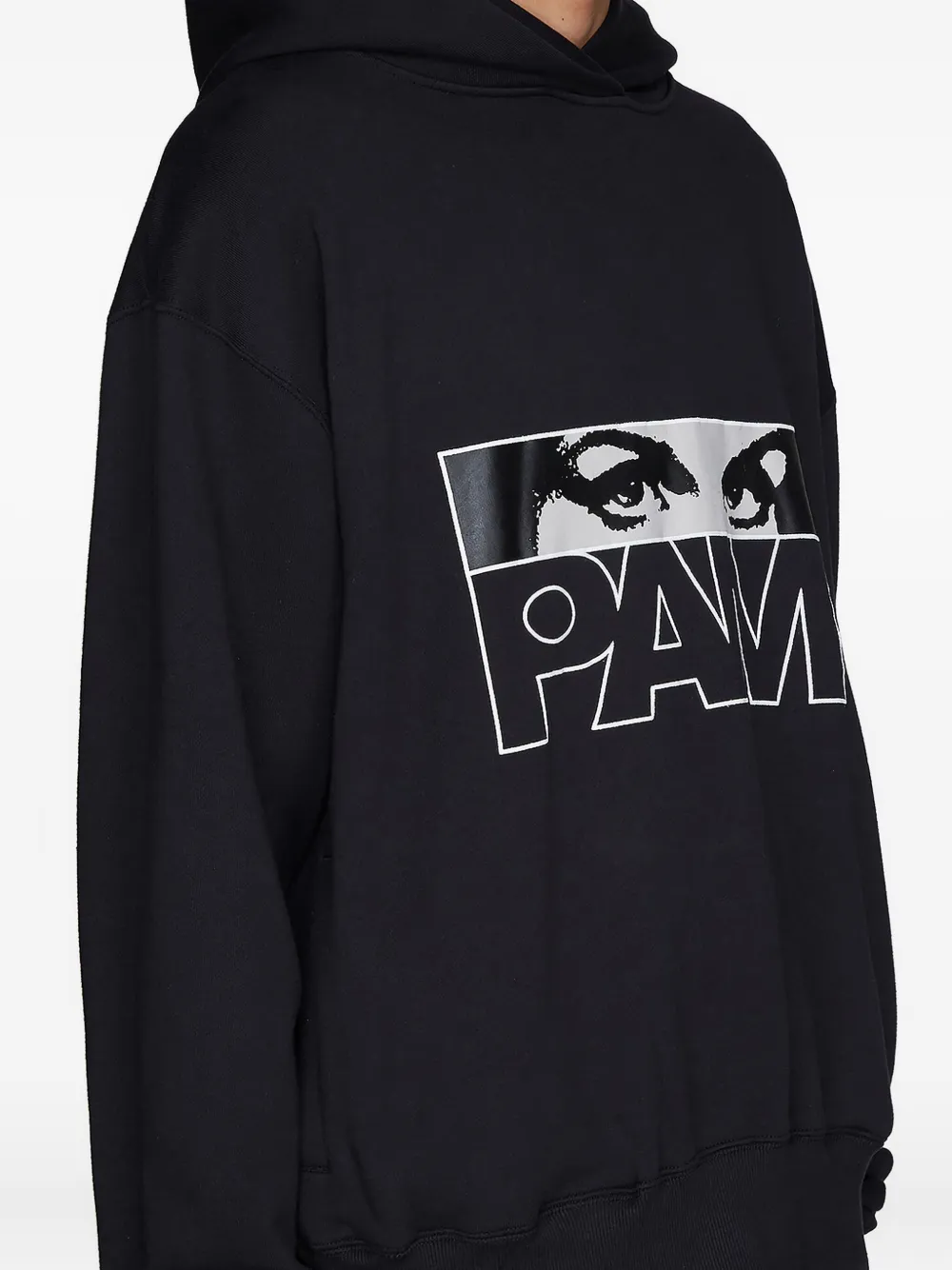 Perks And Mini hoodie met logoprint Zwart