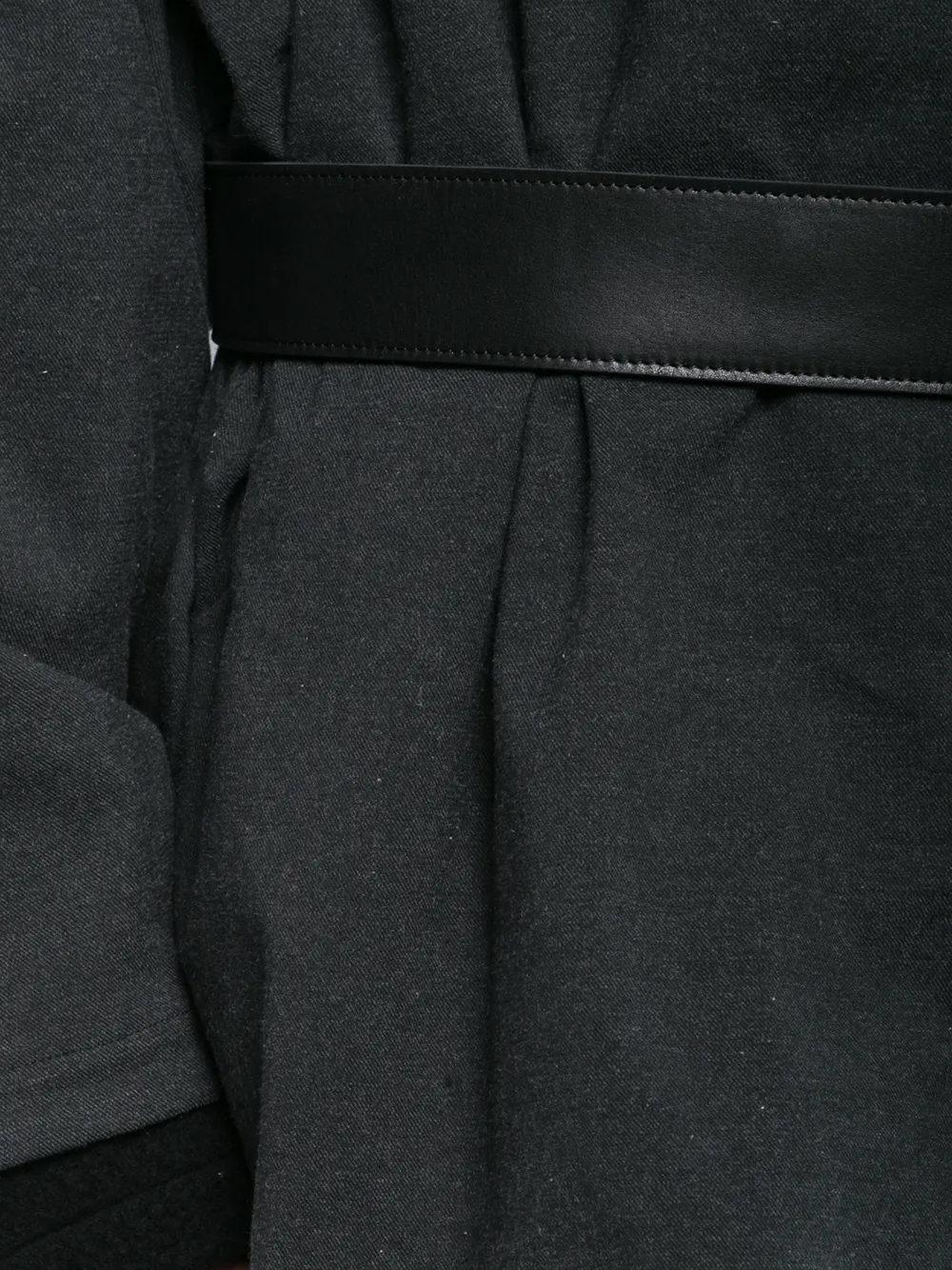 Layered Two-Tone Coat