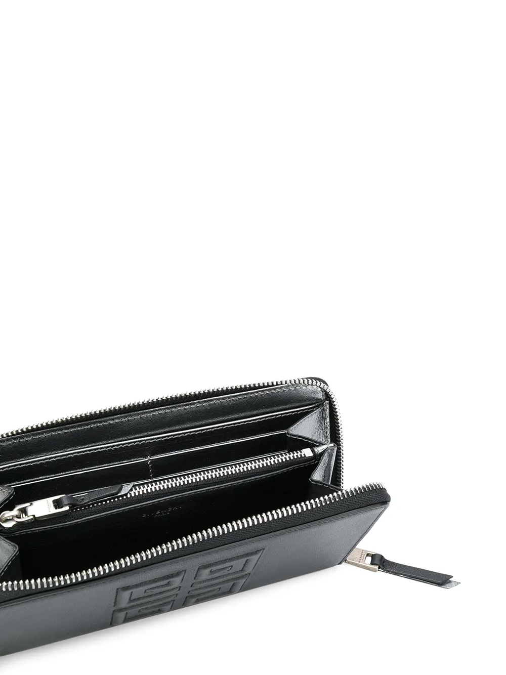 Givenchy portemonnee met ritssluiting en logo Zwart
