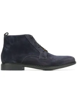 Ankle boot de couro