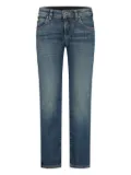 Emporio Armani Kids logo-patch jeans - Blue