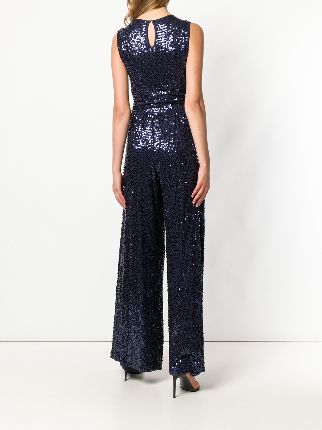 knotted sequin jumpsuit展示图