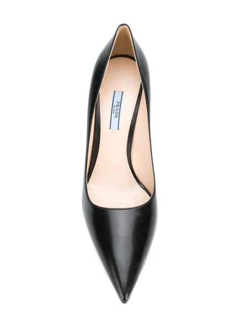 Prada Pointed Toe Pumps - Black