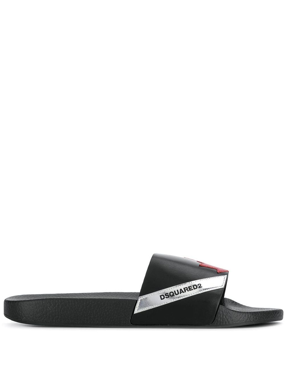 фото Dsquared2 maple leaf slides