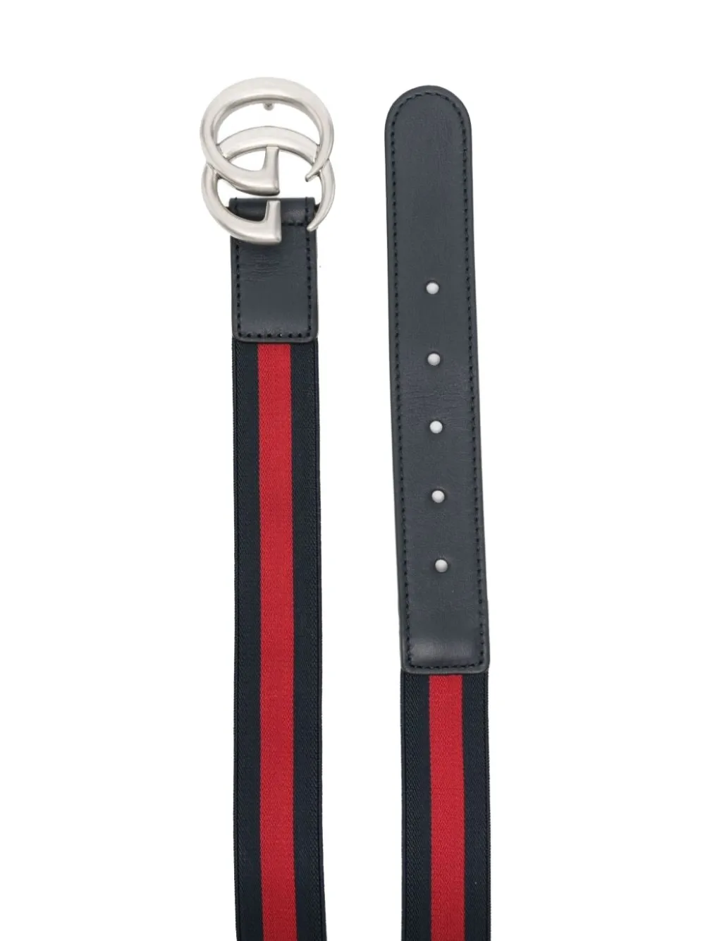 Gucci Kids Cinto com fivela Double G e faixa Web | Cinto elástico | Image 2