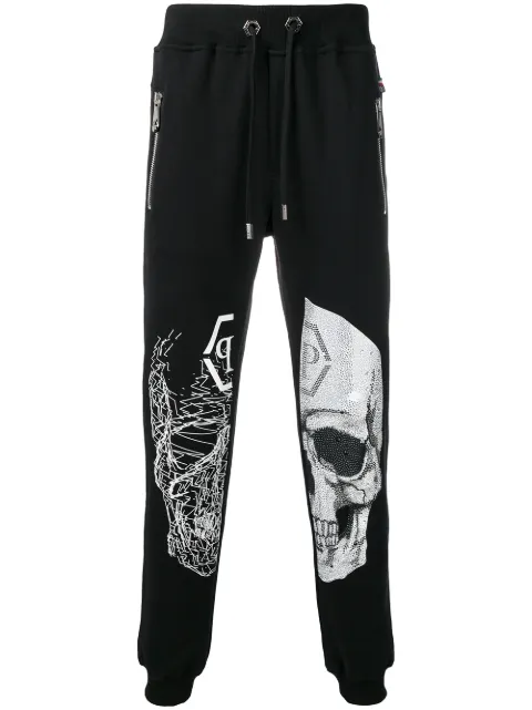 skull track pants