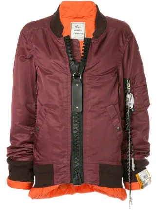 Maison Mihara Yasuhiro Big Zip Ma 1 Jacket Farfetch