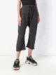 R13 frayed drawstring trousers