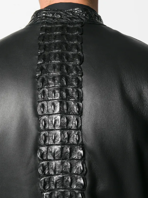 philipp plein leren jas