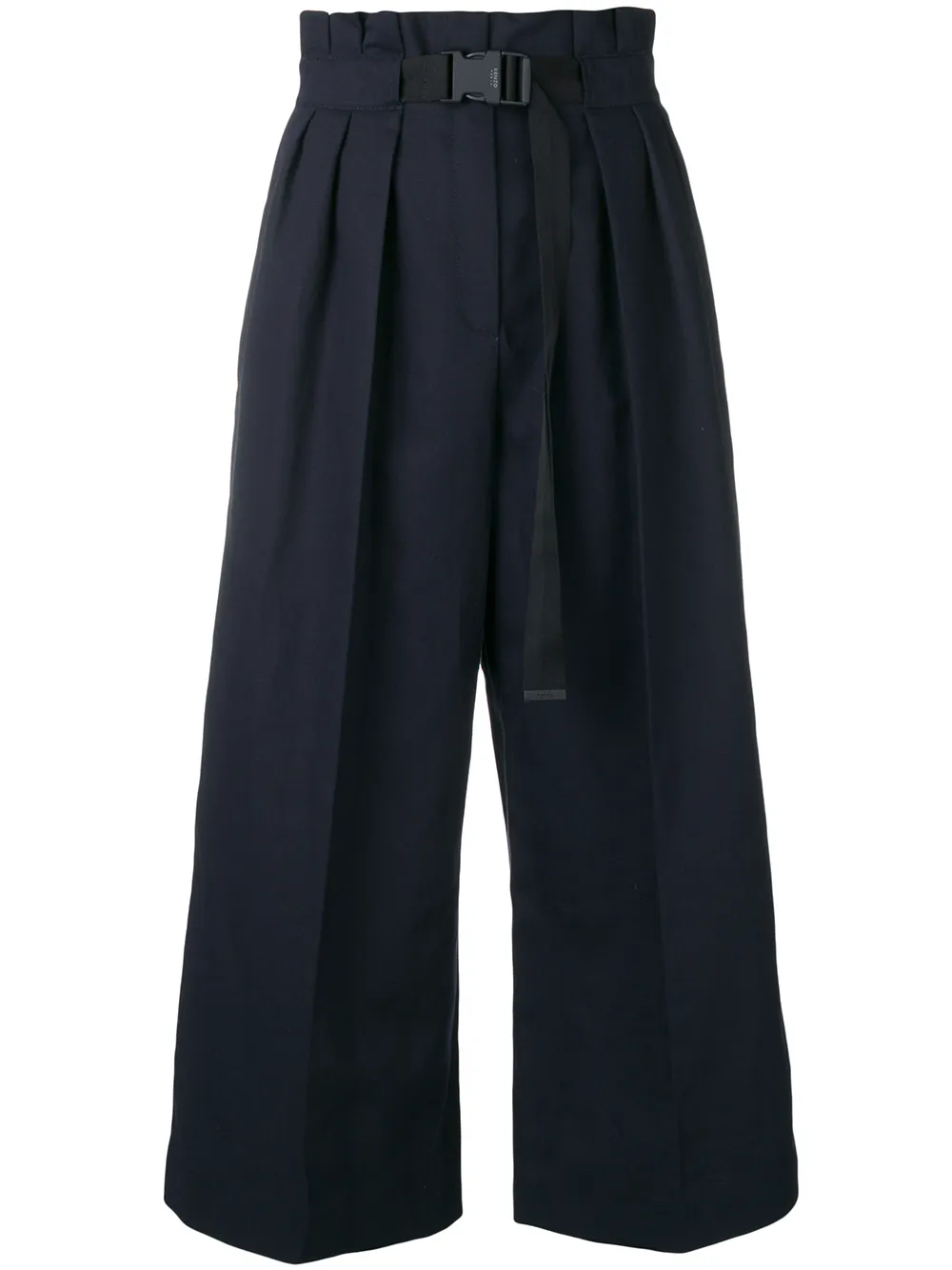 Kenzo loose flared cropped trousers | Blue | Image 1