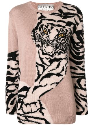 Valentino hotsell tiger sweater