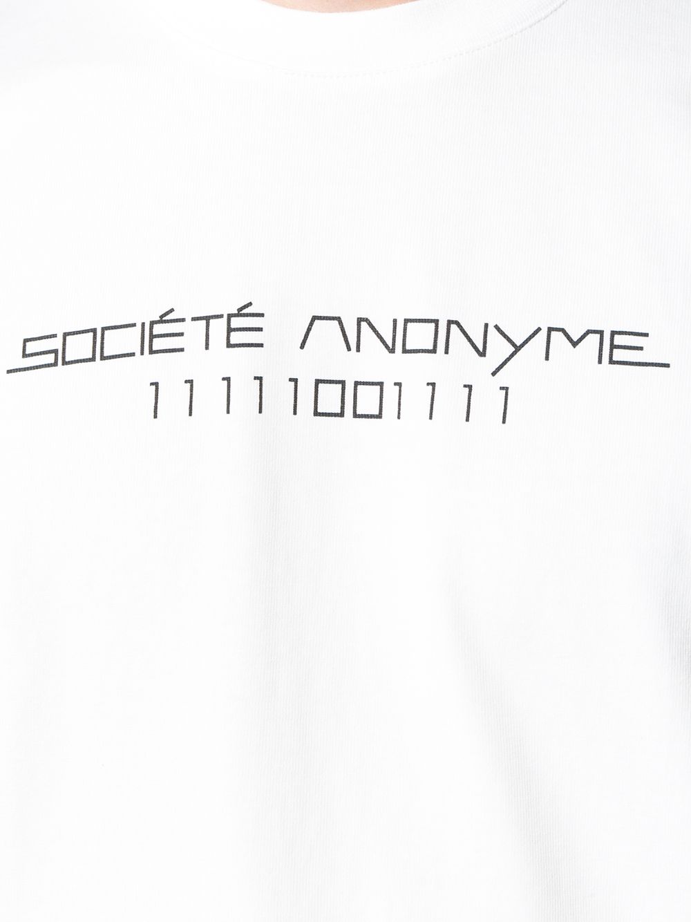 фото Société Anonyme футболка с принтом логотипа