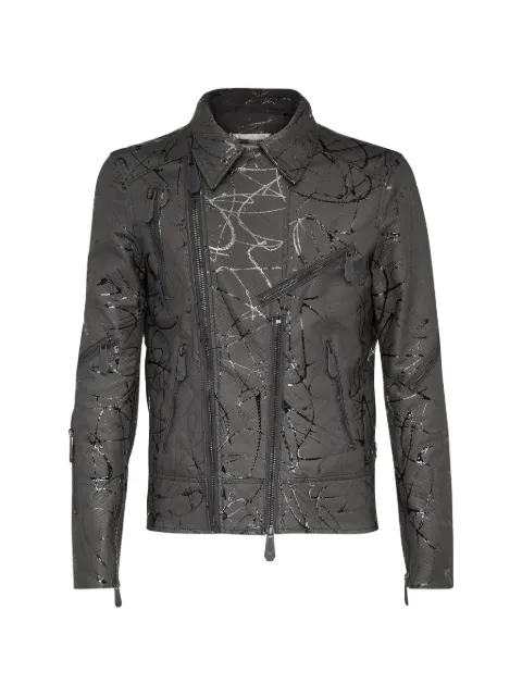 Philipp Plein Strange biker jacket