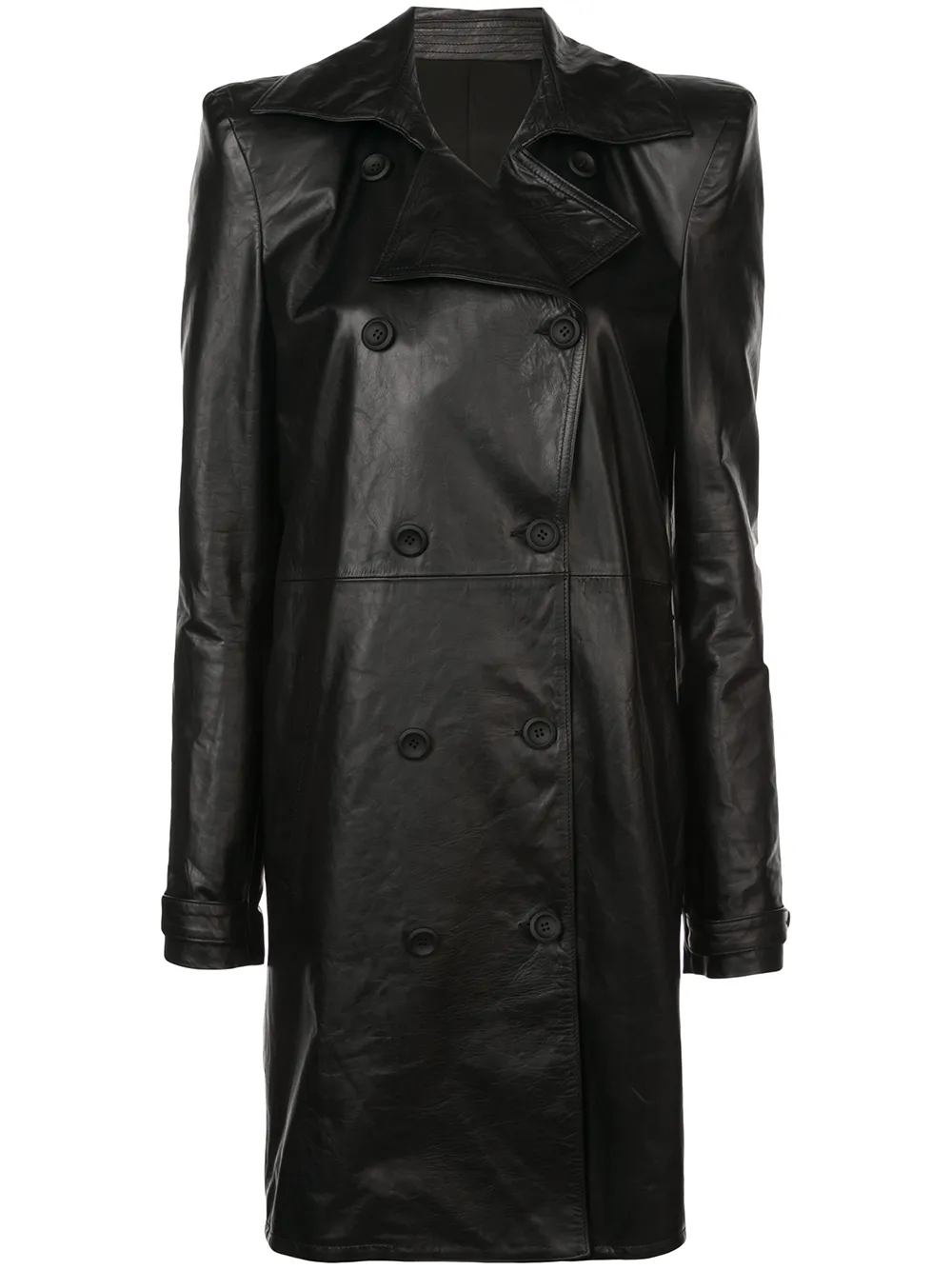 UNRAVEL PROJECT double breasted coat | Black | Image 1
