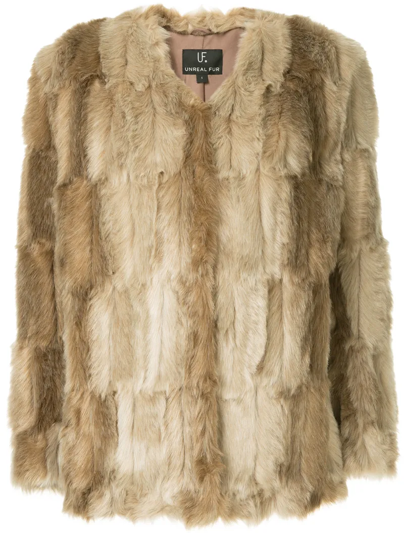 Unreal Fur Blond on Blond jacket