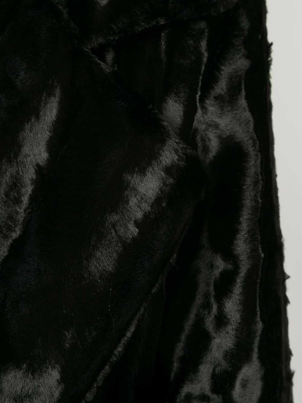 фото Unreal fur бархатное пальто 'underground'