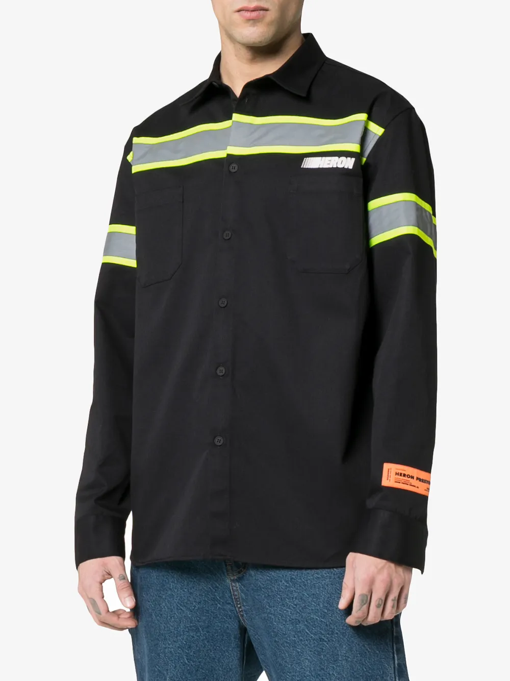 HERON PRESTON HERON PRESTON REFLECTIVE STRIP SHIRT