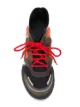 LANVIN contrast panel sneakers