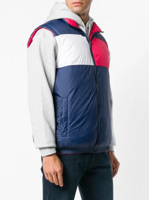 tommy jeans reversible gilet