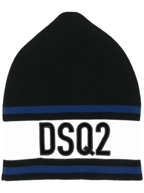 DSQUARED2 logo embroidered beanie