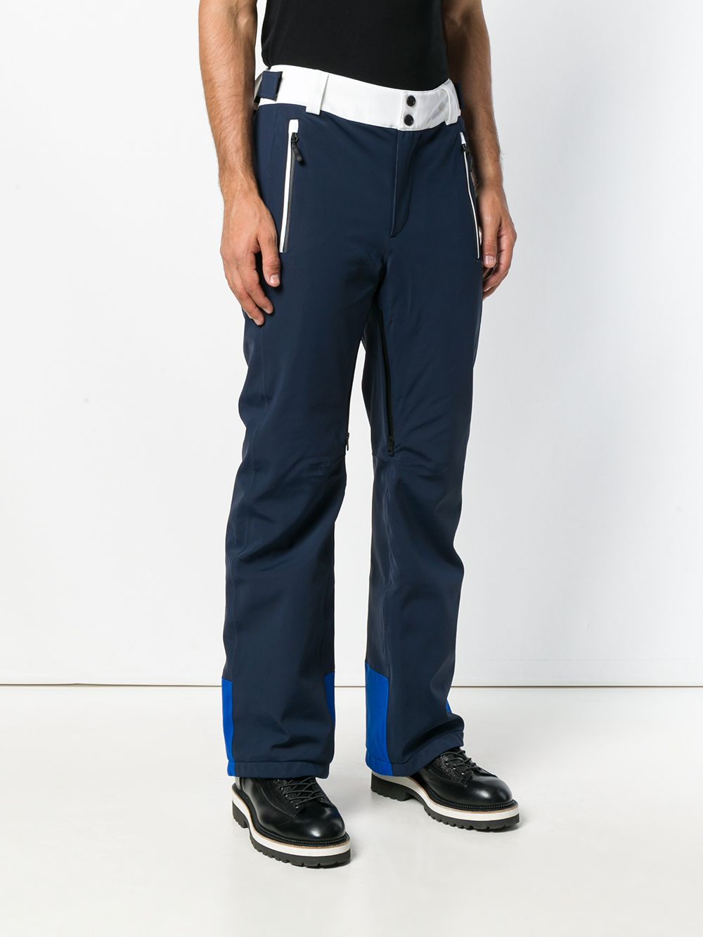 Shop Rossignol X Tommy Hilfiger Straight-leg Trousers In Blue