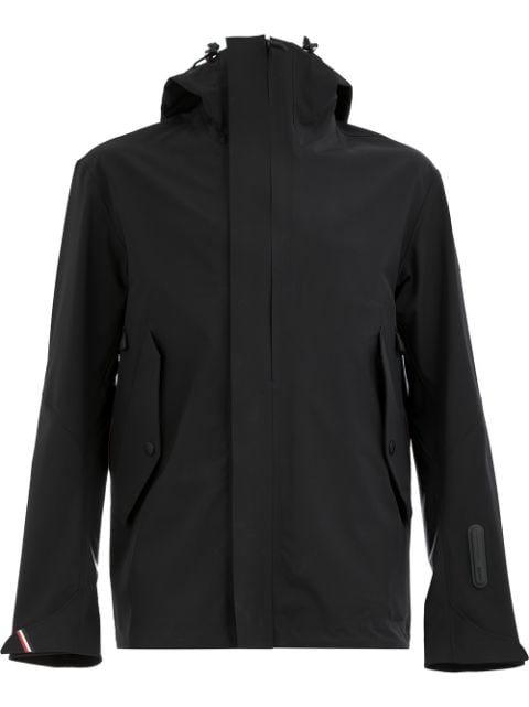 MONCLER MONCLER GRENOBLE HOODED TECHNICAL JACKET - BLACK