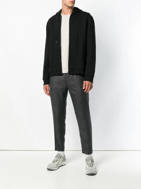 JOSEPH JOSEPH LIGHTWEIGHT HOODED JACKET - BLACK