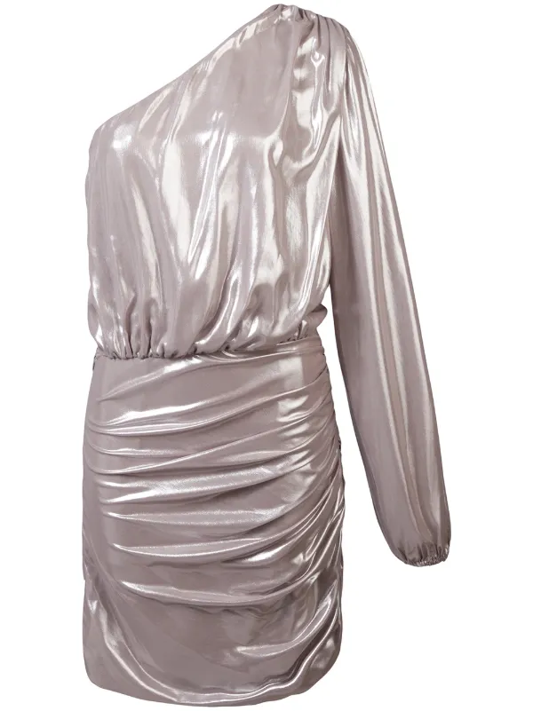 michelle mason one sleeve dress