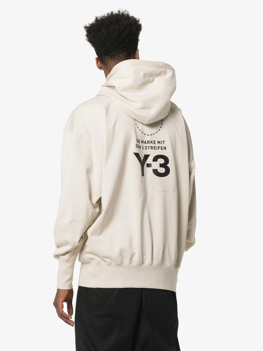 Y-3 katoenen hoodie met logo print CHAMPA