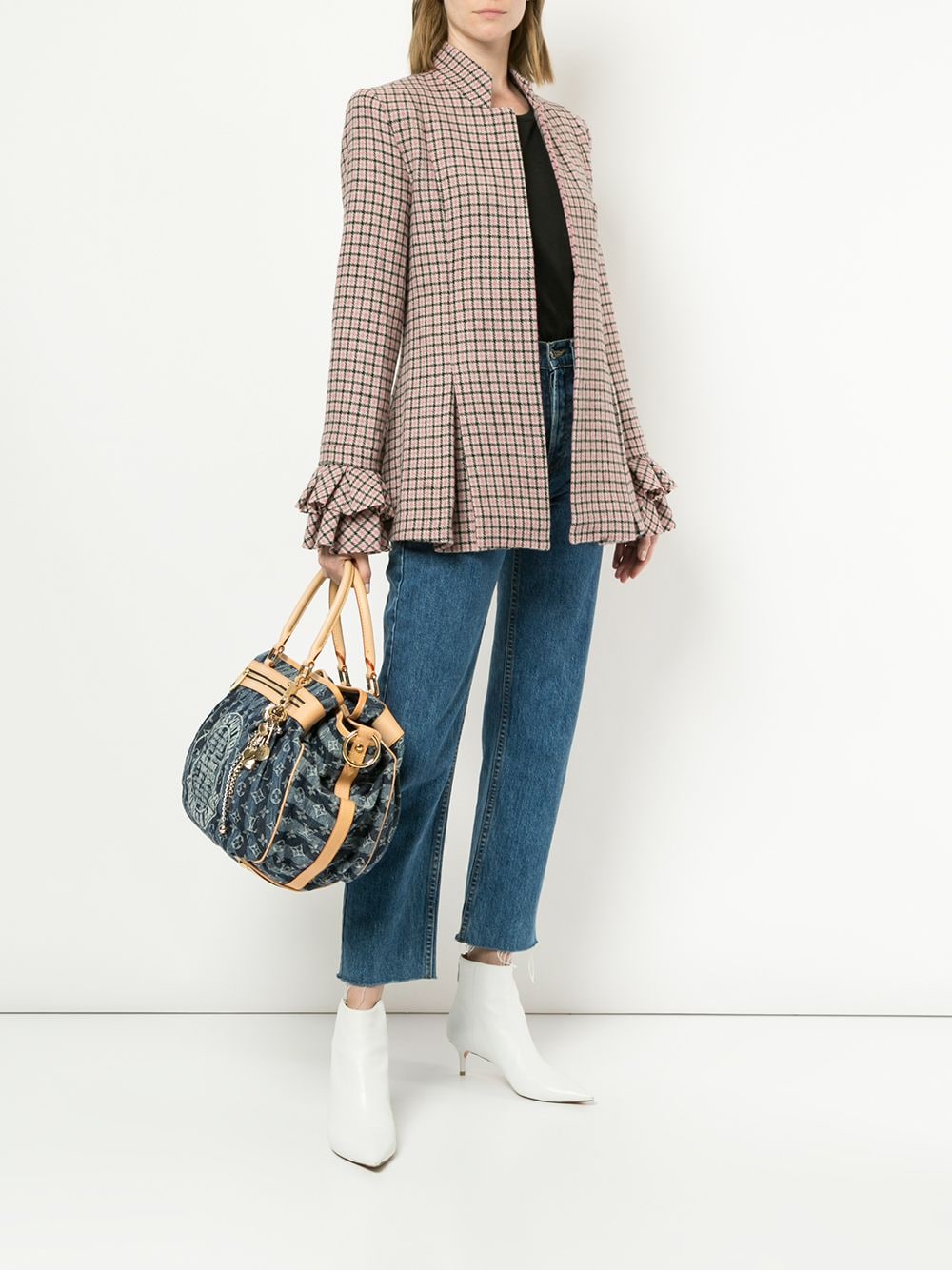 Louis Vuitton Denim Raye Cabas GM - Neutrals Shoulder Bags, Handbags -  LOU372282