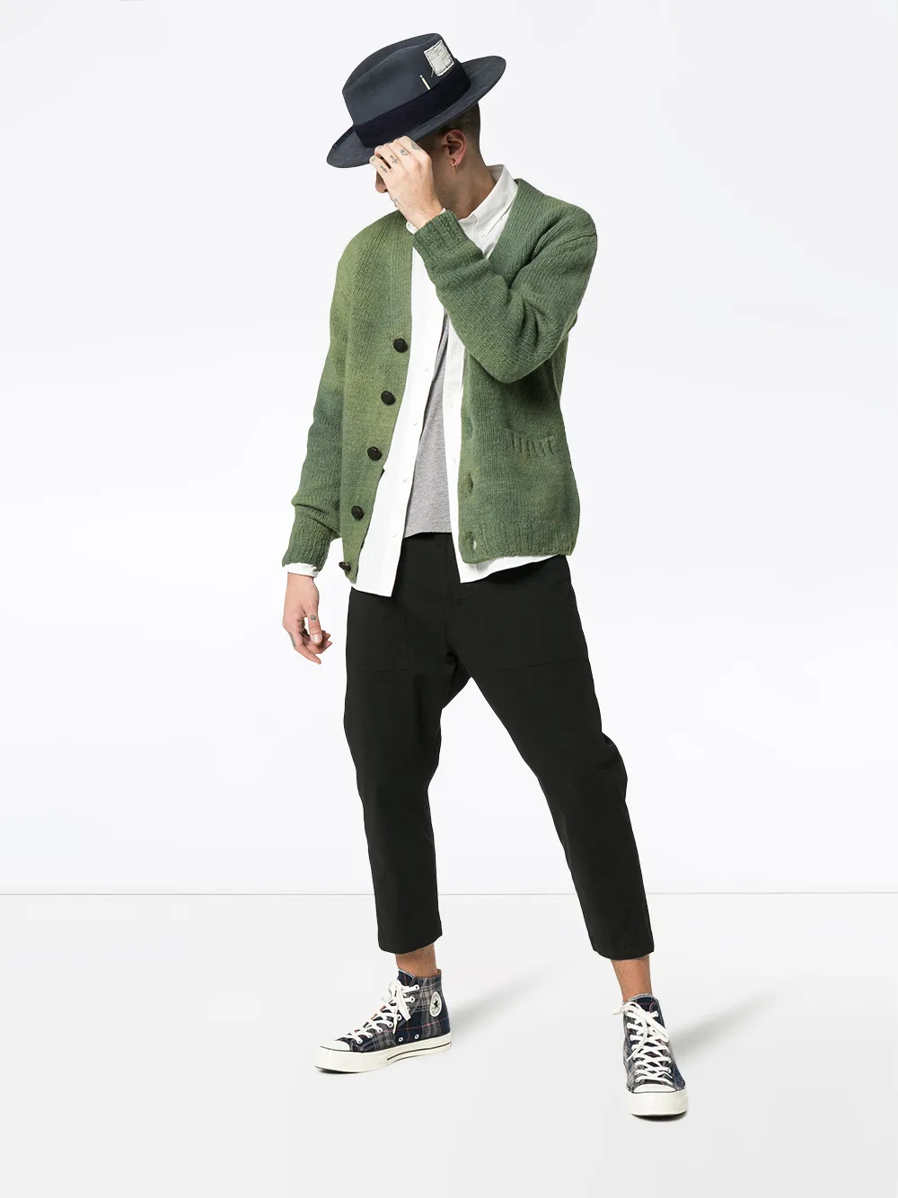 visvim selmer long cardigan