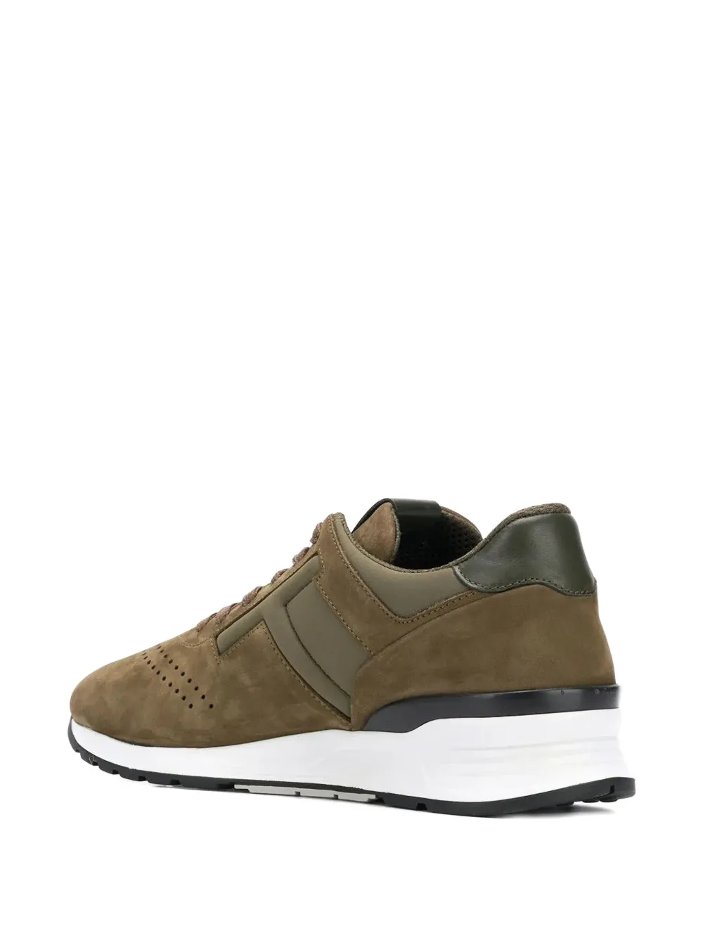 Tod's geperforeerde vetersneakers Groen